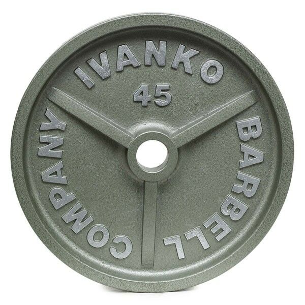 Disque Olympique Plein Métal Ivanko OM 15 KG - Accessoire de