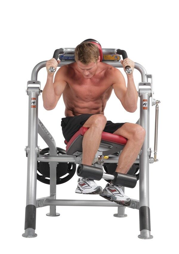 Machine musculation professionnelle Abdo Crunch Obliques HoistFitness  RPL-5601 pour club de sport
