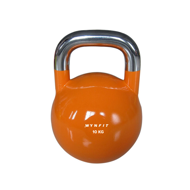 Série 12 Kettlebells Compétition PRO 4-32 kg + rack