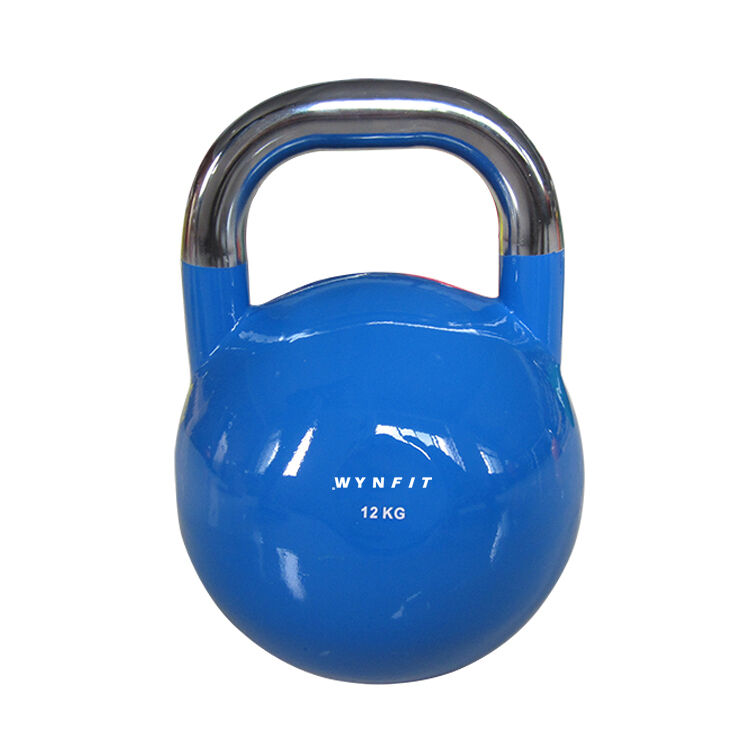 Série 12 Kettlebells Compétition PRO 4-32 kg + rack