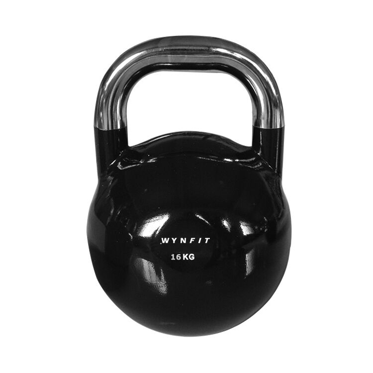 Série 12 Kettlebells Compétition PRO 4-32 kg + rack