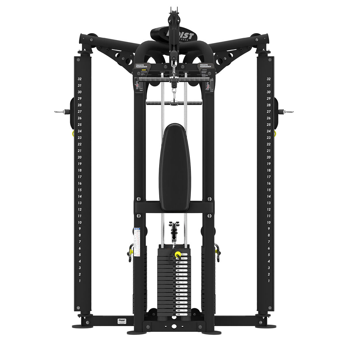 4-Pulley Machine 4 Postes