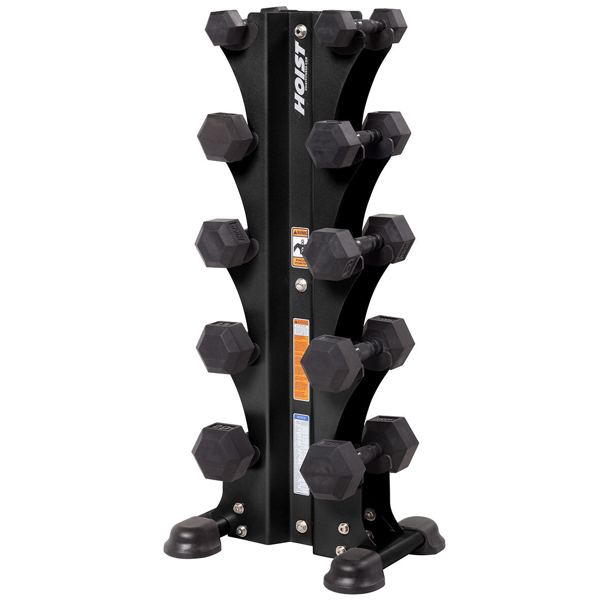 Range-haltères vertical PRO 5 paires