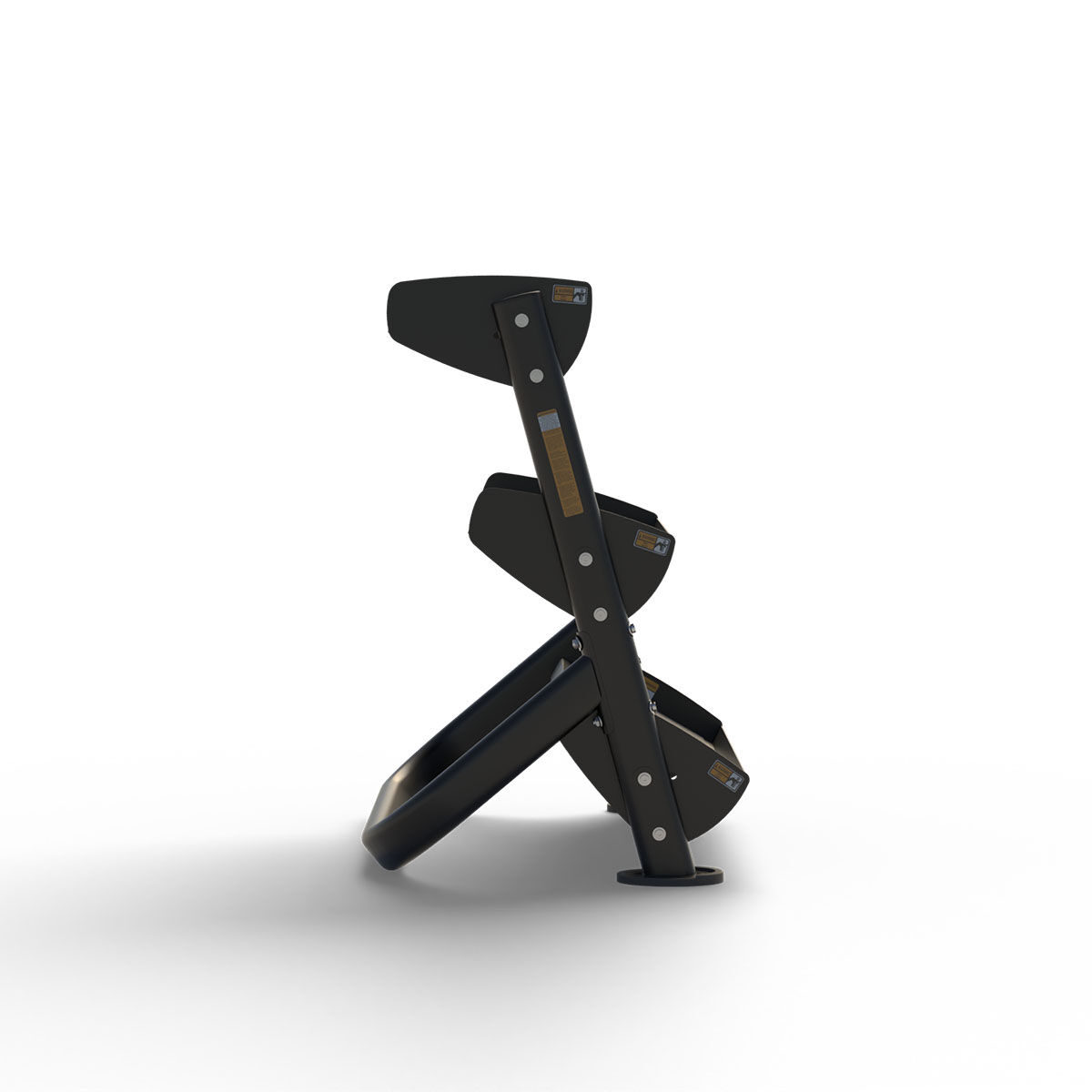 Range haltères & kettlebells 3 niveaux 110 cm