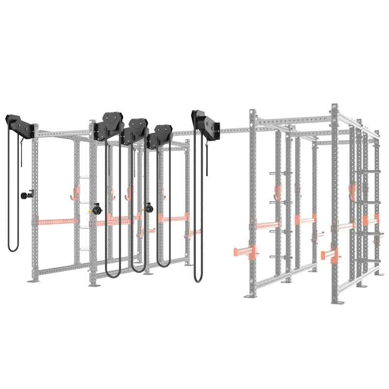 Half Rack Jumelés et Poulies