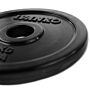 Disque Olympique Plein Caouthcouc Noir 25 kg