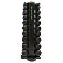 Série Haltères Caoutchouc 1-10kg + rack