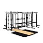 Triple Half Rack + Power Rack Jumelés avec plateforme