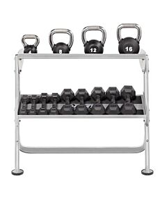 Range haltères & kettlebells 2 niveaux 110 cm