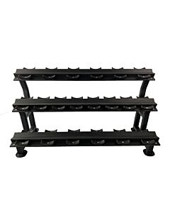 Range Haltères Ronds PRO 3 Niveaux 15 paires