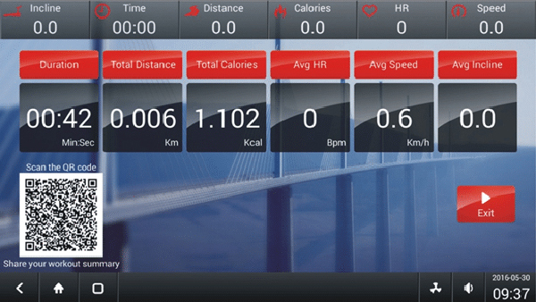 Impulse Fitness Ecran Tactile